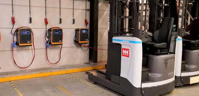 UniCarriers_Helly_Hansen_Battery_Management New fleet: Helly Hansen grows with Unicarriers
