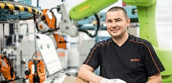 Display: Best practice: high system availability at STIHL