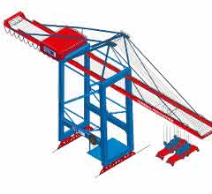 Additional capacities: Three new container gantry cranes for the Port of Hamburg