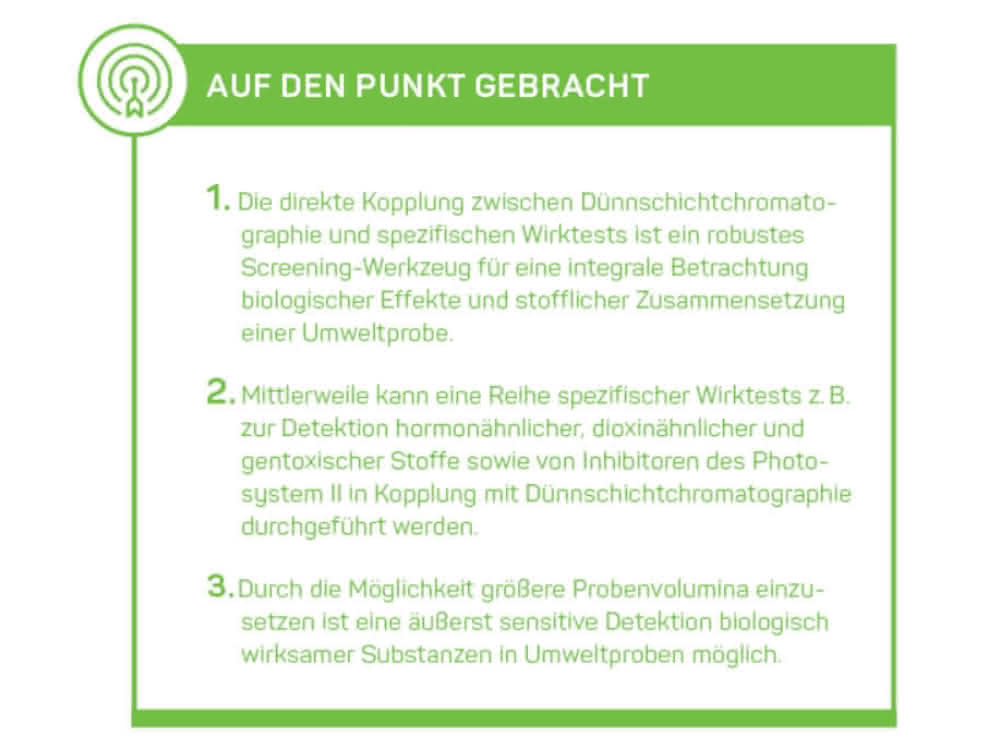 Umweltanalytik: Zwei Seiten einer Medaille