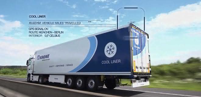 Krone Cool Liner now with Krone Telematics as standard