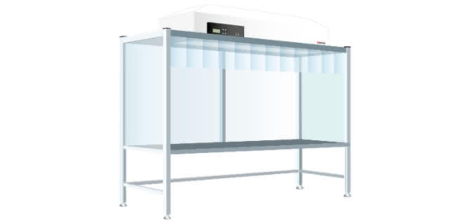 Clean room workbench: Cleanly manufactured