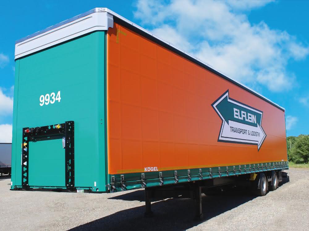Vehicle fleet expanded: 88 new Kögel 2-axle mega trailers for Elflein