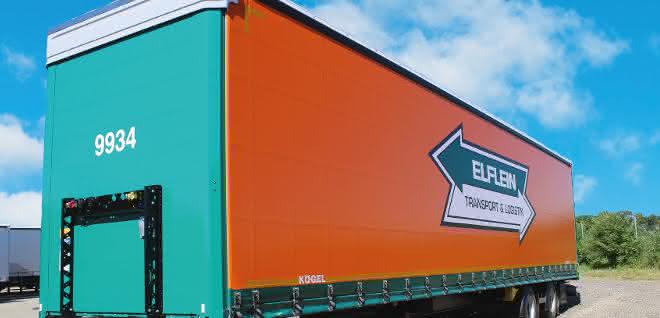 Vehicle fleet expanded: 88 new Kögel 2-axle mega trailers for Elflein