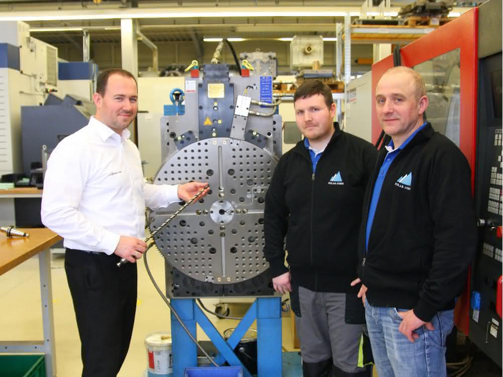 Walter sales representative Mathias Scherer has optimized the processes surrounding the DC170 drill together with Polar-Form Walter and Polar-Form