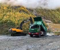 Scania G500 6x6 mit extragroßen Rädern