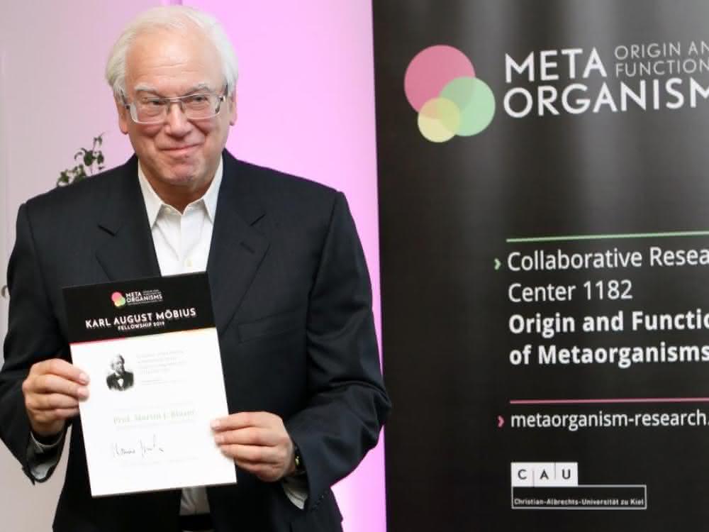 Prof. Martin J. Blaser von der Rutgers University ist der Möbius-Fellow 2019 des Kieler Sonderforschungsbereich 1182. Prof. Martin J. Blaser von der Rutgers University ist der Möbius-Fellow 2019 des Kieler Sonderforschungsbereich 1182.