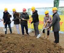 Start of construction: Ground-breaking ceremony for green DPD depot near Memmingen