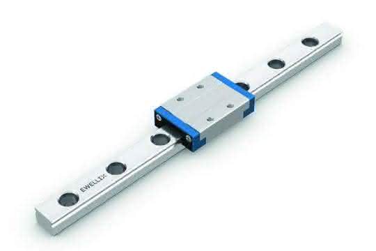 Miniature profile rail guide LLS from Ewellix