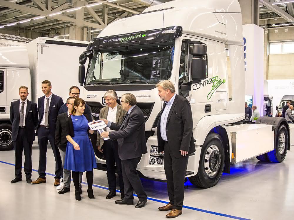 E-mobility: Two new e-trucks for Contargo