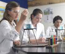 Chemielabor einer Schule
