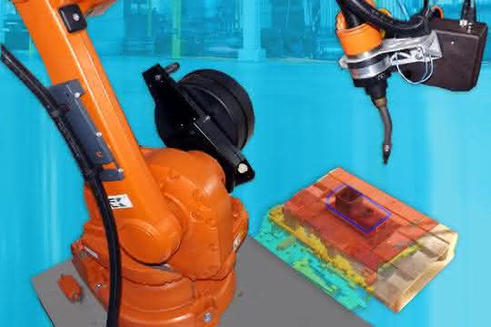 Collision-free robot path