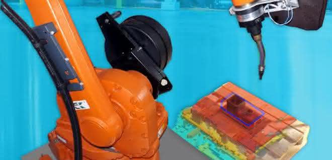 Collision-free robot path