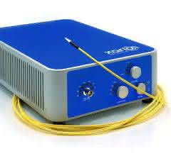 Signal processing unit, sensor head and optical fiber