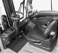 Forklift cabin