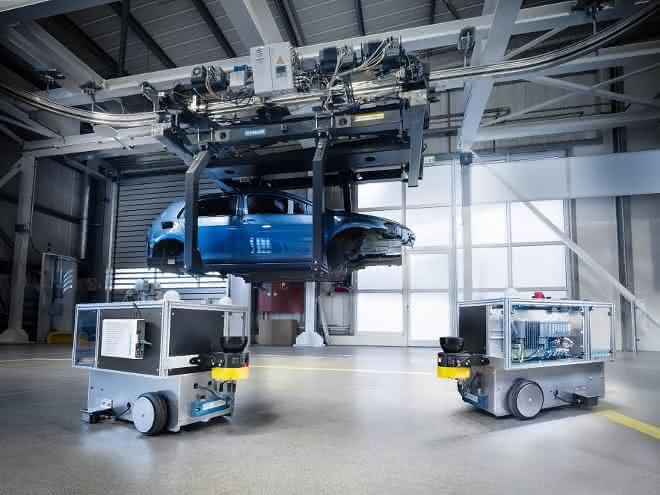 Automotive showroom and test center