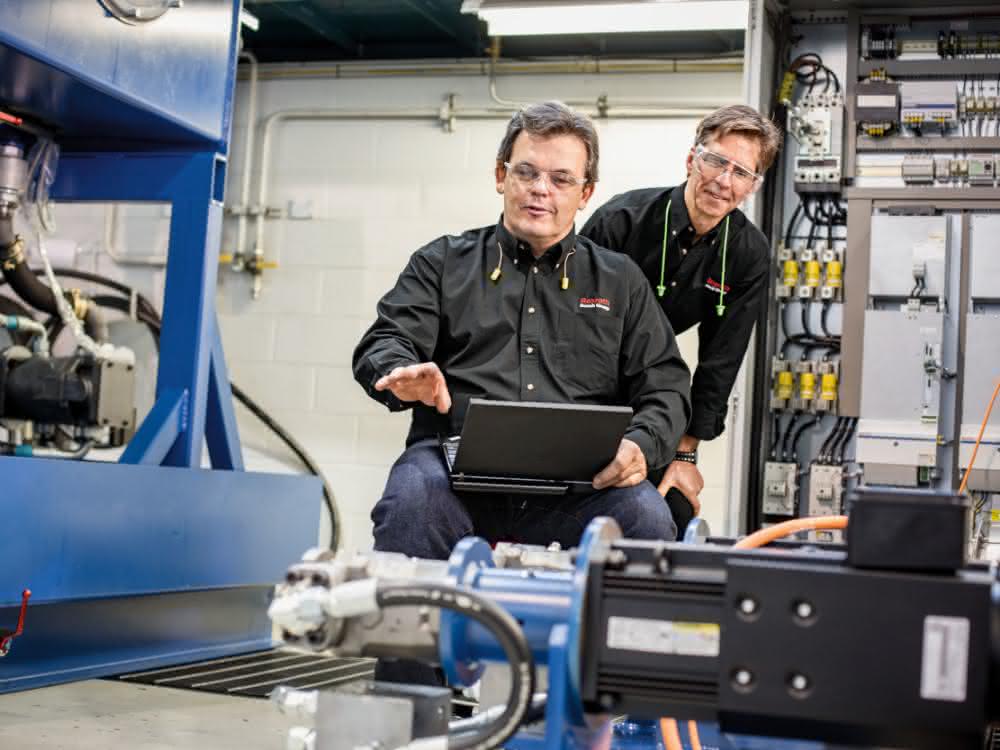 Bosch Rexroth hydraulics commissioning