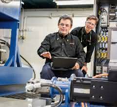 Bosch Rexroth hydraulics commissioning