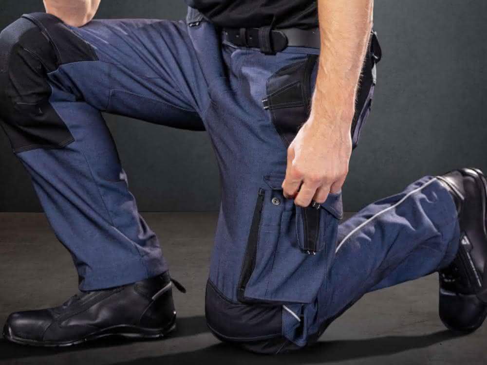 Knee pockets are among the practical details Knee pockets