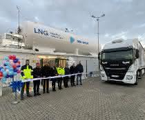 Up to 120 trucks can be refueled daily: New LNG filling station in Rostock
