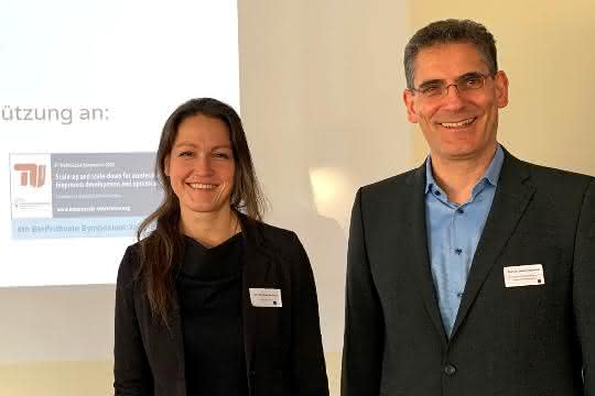 Geschäftsführerin des Bio-PAT e.V. Dr.-Ing. Anika Bockisch und Prof. Dr. Peter Neubauer von der TU Berlin.