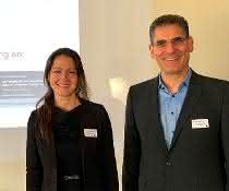 Geschäftsführerin des Bio-PAT e.V. Dr.-Ing. Anika Bockisch und Prof. Dr. Peter Neubauer von der TU Berlin.