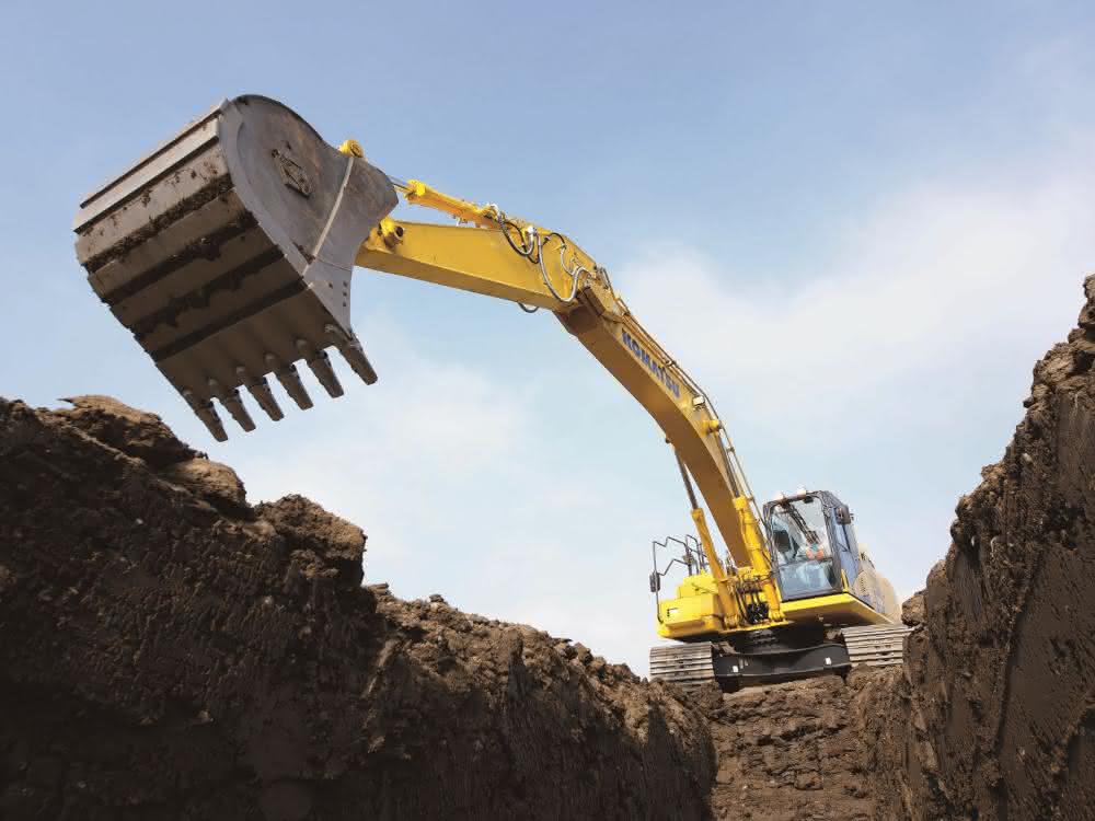 Hydraulikbagger: Maschinen smart gesteuert Hydraulikbagger: Maschinen smart gesteuert