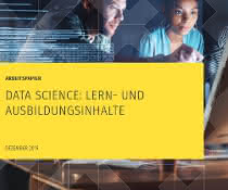 Titelseite des Arbeitspapiers "Data Science: Lern- und Ausbildungsinhalte"