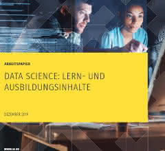 Titelseite des Arbeitspapiers "Data Science: Lern- und Ausbildungsinhalte"