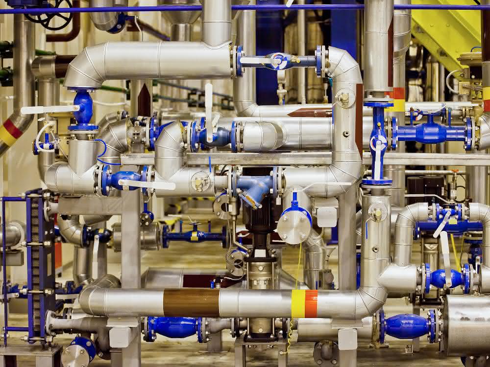 Production and chemical plant