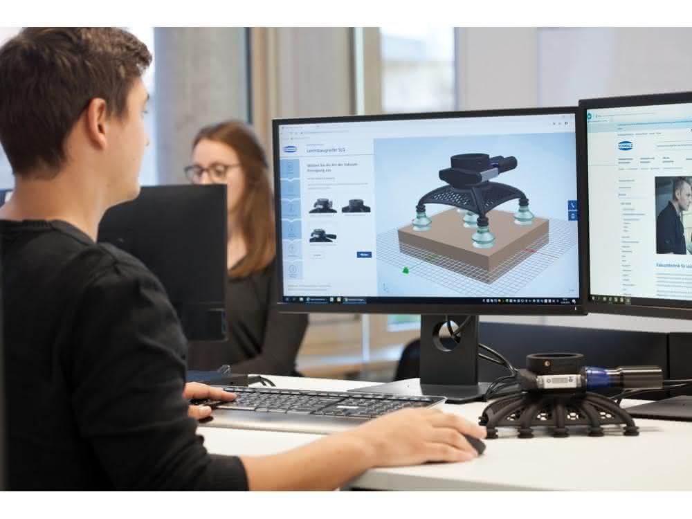 Display: Smart grip with vacuum