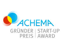 ACHEMA-Gründerpreis 2021 ausgeschrieben: Gesucht: Innovatoren in Chemie, Verfahrenstechnik und Biotechnologie Logo Achema Gründerpreis
