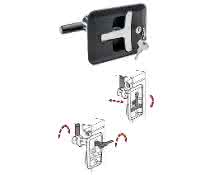 Rotary clamping lock GN 5630
