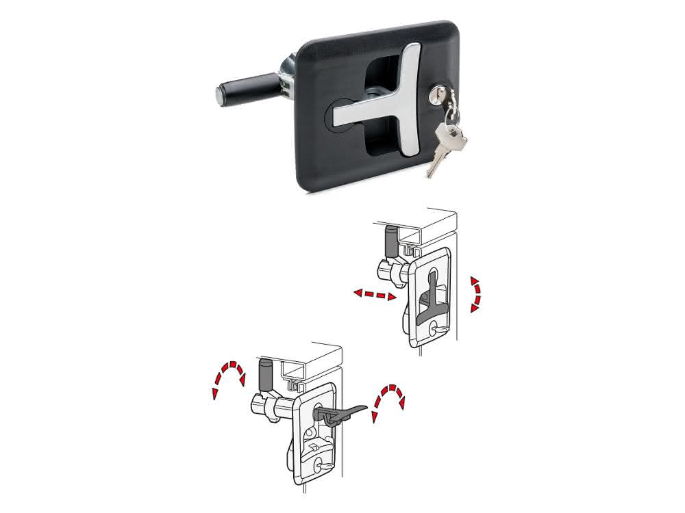Rotary clamping lock GN 5630