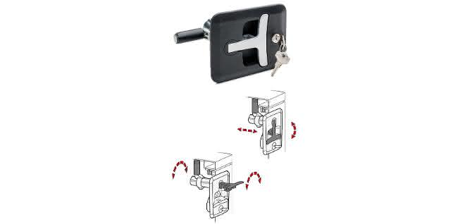 Rotary clamping lock GN 5630
