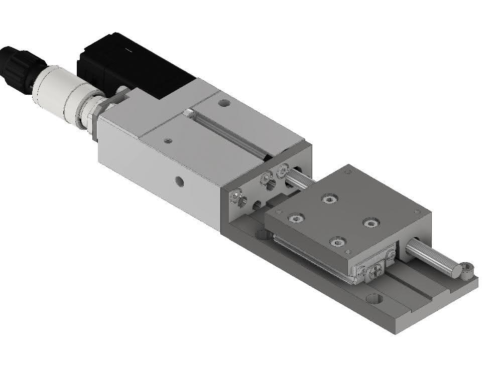 Miniature motorized slide guide