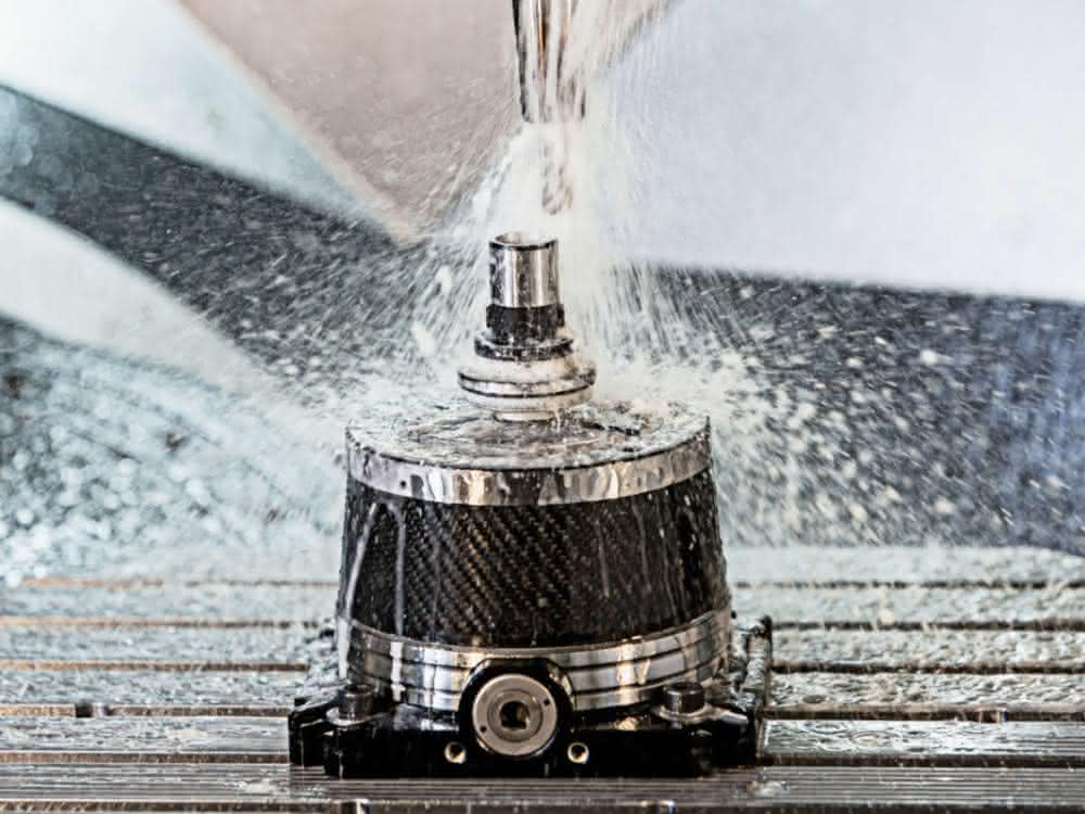 The manual Manok vice made of carbon from Hainbuch Manok vice