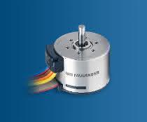Integrated encoder for flat motors