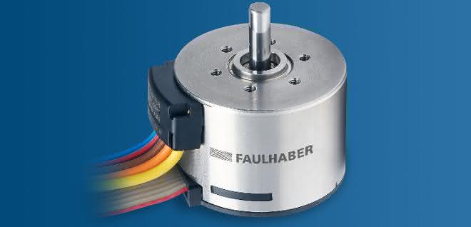 Integrated encoder for flat motors