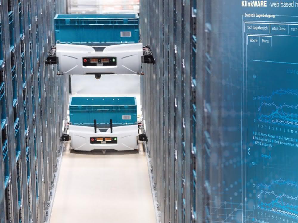 LogiMAT 2020: Autonome Roboter-Shuttles von Klinkhammer