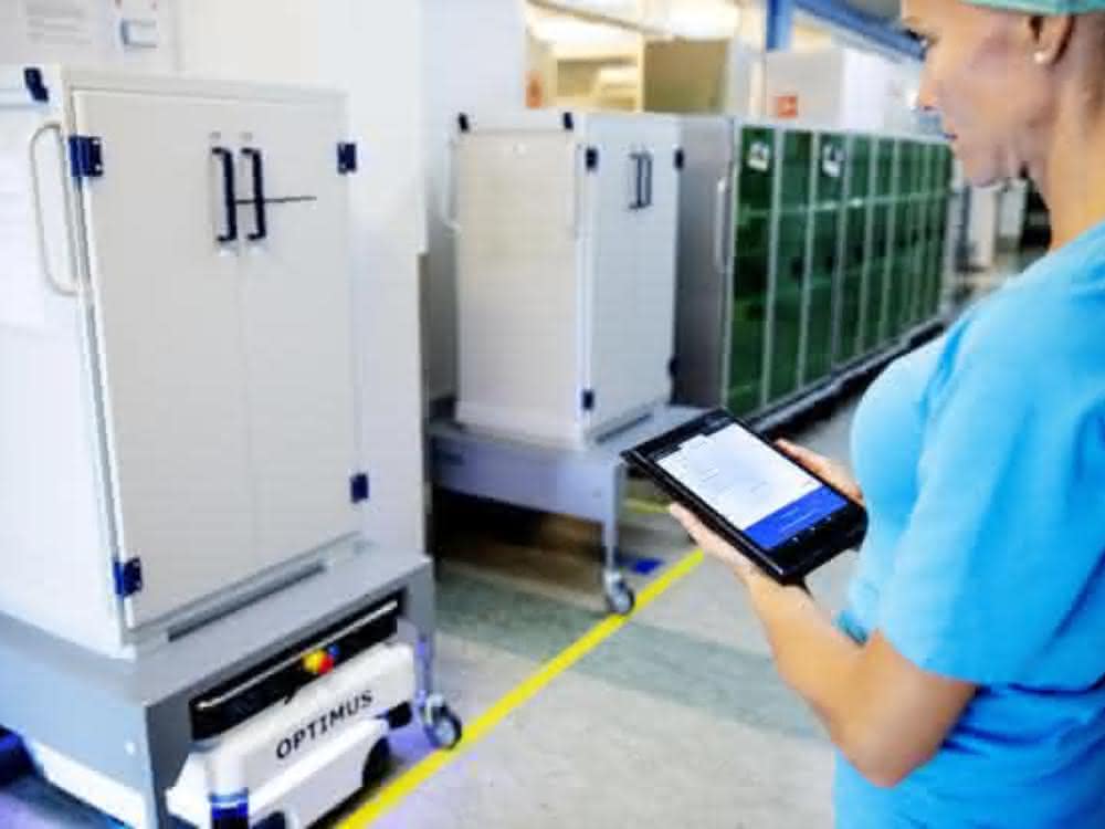Sterile goods transportation: Alone in hospital