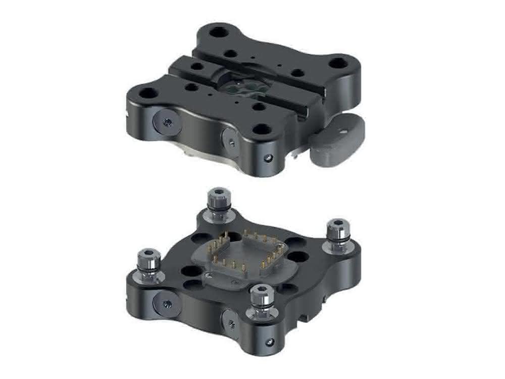 Manual gripper change system Manual gripper change system: Rounded corners
