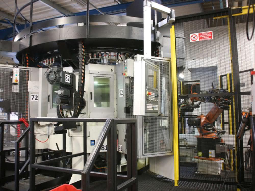 Many process steps at Favi are automated Automation