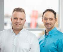 Area Sales Manager Arkadiusz Jeran and Łukasz Orłowski