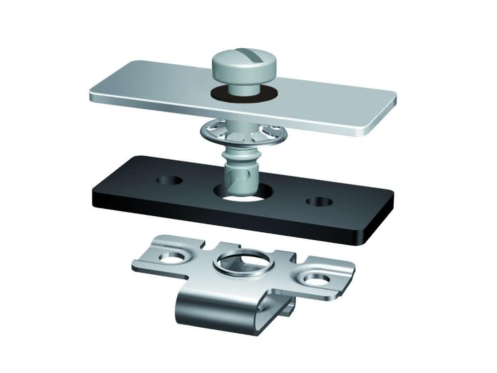 Lock or release with a quarter turn DZUS quarter-turn quick-release fastener