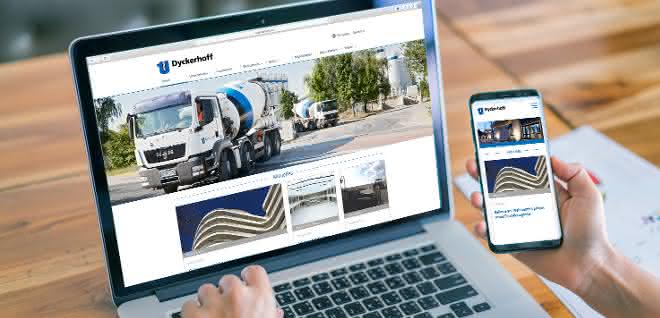 Website-Relaunch bei Baustoffhersteller: Dyckerhoff Homepage in neuem Design