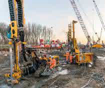 Spezialtiefbau: GEWI-Pfähle für Tunnelprojekt in Rotterdam Spezialtiefbau: GEWI-Pfähle für Tunnelprojekt in Rotterdam