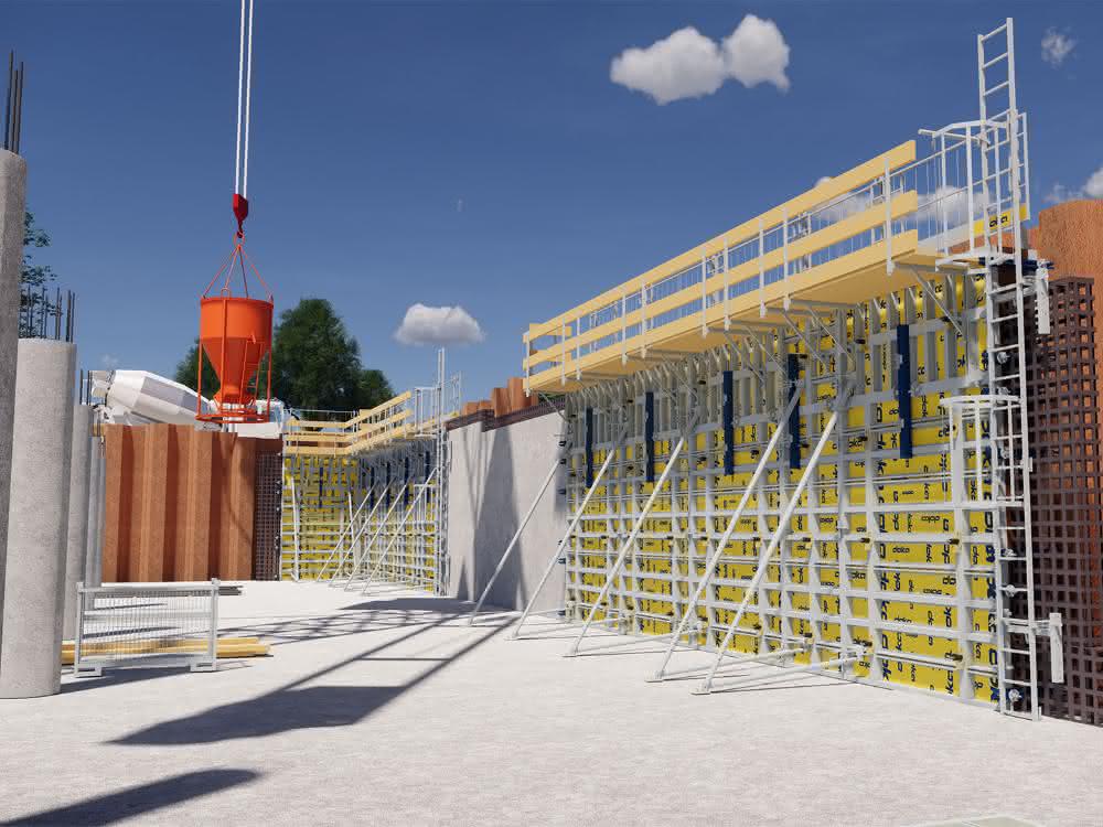Doka setzt in Wien auf BIM-Methodik: BIM-Methode beim Projekt „Gelbe Haide“ reduziert Schalungsaufwand