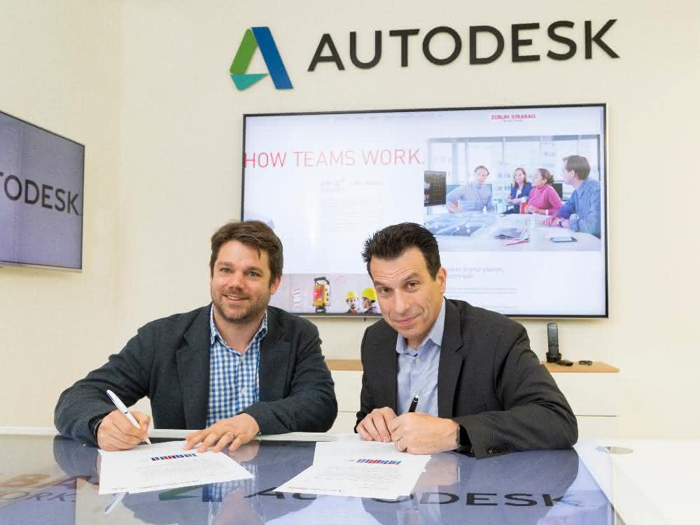 Digitalisierung am Bau: Strabag und Autodesk arbeiten enger zusammen