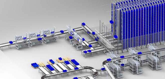 Automatische Kleinteilelager von LT Fördertechnik Automatische Kleinteilelager von LT Fördertechnik